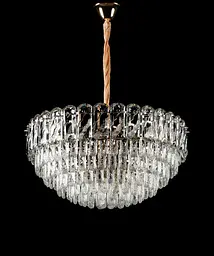Підвісна кришталева люстра Splendid Ray L5726/600/8 (FGD), золото, 8 ламп E14, від 13-20 м² - мініатюра 2