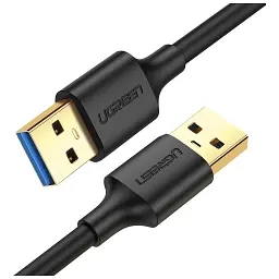Дата кабель USB 3.0 AM/AM 1.0m US128 black Ugreen (10370)