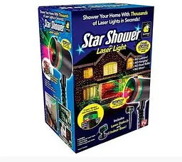 Лазерний проектор Star Shower Lazer light (для вулиці і вдома) Зірки - мініатюра 4