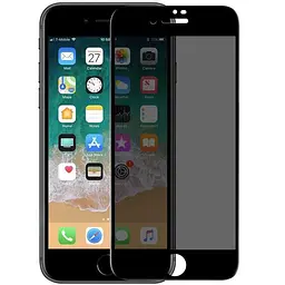 Захисне скло Privacy 5D Matte (тех.пак) для Apple iPhone 7 plus / 8 plus (5.5) Чорний