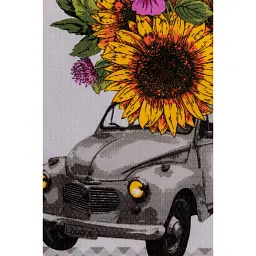 Рушник Прованс кухонний вафельний Соняхи в авто 34 х 58 см (044951) - мініатюра 4