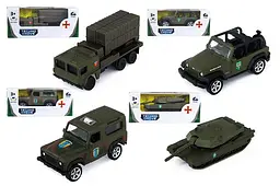 Іграшкова військова машинка позашляховик Шеврони Героїв S2 TechnoDrive 250350W2