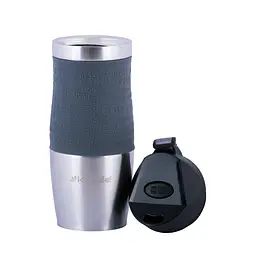 Термокухоль Kamille KM-2052 сіра 380 мл - мініатюра 2
