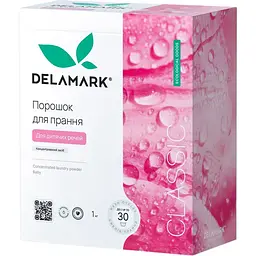 Безфосфатний пральний порошок DeLaMark Royal Powder Baby Ромашка 1 кг