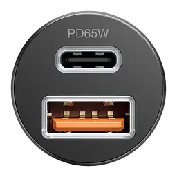 Автомобільний зарядний пристрій Proove Tiny Power Pro 65W (USB + Type-C) black (ACTP65110001) - мініатюра 4