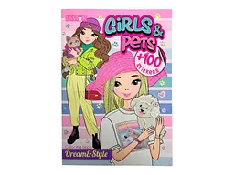 Книжка АПЕЛЬСИН Dream Style 24 з наліпками Girls Pets