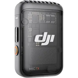 Передавач радіосистеми DJI Mic 2 Transmitter Shadow Black (CP.RN.00000328.01) [104407] - мініатюра 2
