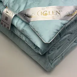 Ковдра літня вовняна Iglen Жаккард двоспальна 172х205 - мініатюра 3