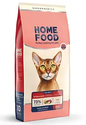 Гіпоалергенний беззерновий корм для котів Home Food з качкою та грушею 10кг