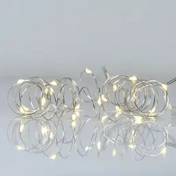 Електрогірлянда Yes! Fun Нитка на мідному дроті 20 LED тепло-біла 2 м статична батарейки (975020) - мініатюра 3