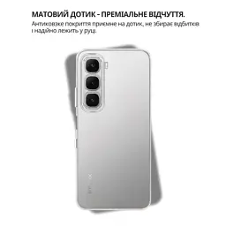 Чохол до мобільного телефона BeCover Silicone Infinix Hot 60 Pro 4G (X6885) Transparent (714559) - мініатюра 3