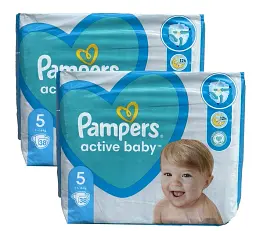 Дитячі одноразові підгузки Pampers Active Baby 5 11-16 кг 76 шт