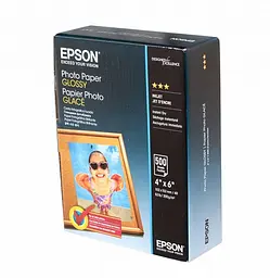 Фотопапір Epson, глянсовий, A6 (10x15), 200 г/м², 500 арк (C13S042549)