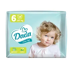 Підгузки дитячі Dada Extra Soft 6 Extra Large (16+кг) 38 шт.