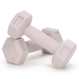Гантелі Actiget Hex 2 x 0.5 кг ACT0155 Light Pink