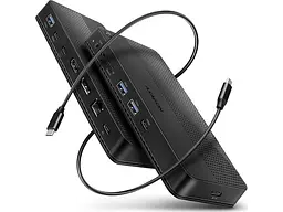 Док-станція AXAGON USB4 12in1 Black (HMC-U4) - мініатюра 2