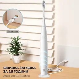 Електрична зубна щітка Oclean Air 2T Electric Toothbrush White - мініатюра 9