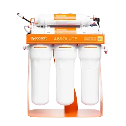 Фільтр зворотного осмосу Ecosoft Absolute з мінералізатором та помпою на станині (MO675MPSECO)