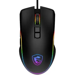 Комп'ютерна миша MSI FORGE GM300 RGB USB-A чорний teh0014026