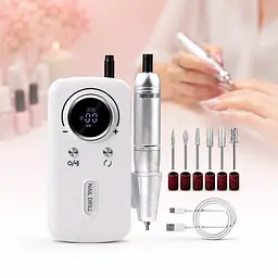 Фрезер для манікюру та педикюру Nail Polisher Machine 6 в 1 45000 об/хв - мініатюра 2
