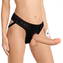Страпон LoveToy Easy Strapon Set 8.5'' 21.5 см тілесний - мініатюра 19