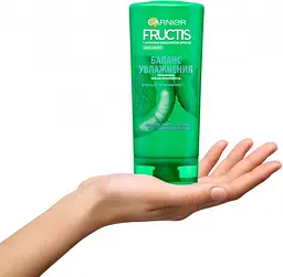 Бальзам-ополіскувач Garnier Fructis Баланс зволоження, для волосся, жирного біля коріння і сухого на кінчиках, 200 мл - мініатюра 2