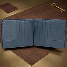 Чоловіче портмоне Tony Perotti з натуральної шкіри Cortina 5068 (90122) Темно-синє - мініатюра 6