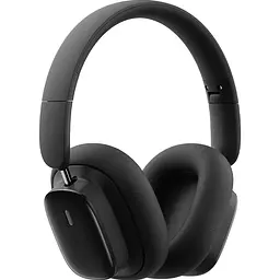 Накладні навушники Baseus Bowie H1i, Noise-Cancellation Wireless Headphones, BT5.3, 3.5mm, 600mAh, 100h, ANC, black - мініатюра 3