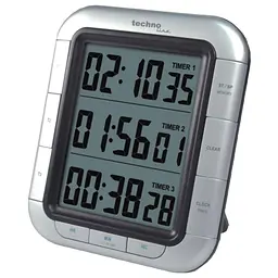 Таймер кухонний Technoline KT300 Magnetic Silver (KT300) - мініатюра 1