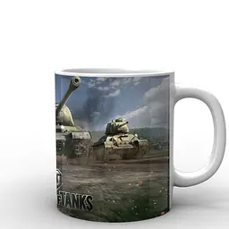 Кухоль GeekLand World of Tanks лого WT.02.007 330 мл білий - мініатюра 2