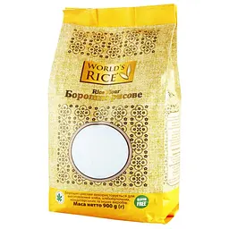 Борошно World's Rice рисове без глютену 900 г