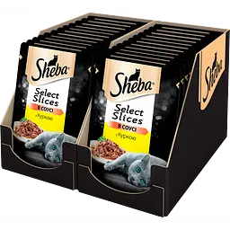 Вологий корм для котів Sheba з куркою в соусі 2.38 кг (28 шт. х 85 г) - мініатюра 5