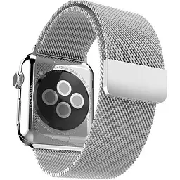 Ремінець DK CDK для Apple Watch 41mm (Series 7 / 8 / 9) Метал Milanese Loop (05526) (silver) - мініатюра 3