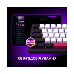 Клавіатура Lorgar KBP70MW Pro RGB Wireless/Bluetooth/USB UA Beige (LRG-KBP70MW-RT-US) - мініатюра 10