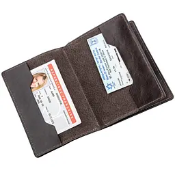 Шкіряна обкладинка для прав GRANDE PELLE 11х14х1 см acs0015120 - мініатюра 3