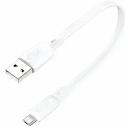 Кабель Foneng X107 USB - micro USB (M/M), 2.1 A, 0.25 м, Білий (X107-CA-MU)