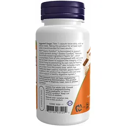 Добавка Now Foods Gastro Comfort With Pepzin Gi для здоров’я травної системи 60 капсул - мініатюра 3
