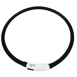 LED-нашийник для собак TatraPet Expert силіконовий чорний 1 x 70 см 