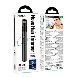 Тример для носа HOCO HP34 electric nose hair trimmer (6942007623865) - мініатюра 8