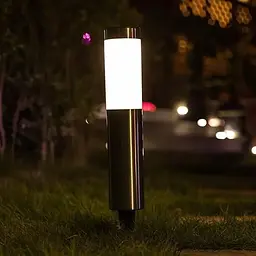 Світильники для газону Warm Solar Pillar Light Світлодіодний світильник на сонячній батареї 2 шт - мініатюра 3