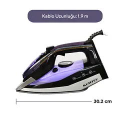 Праска KUMTEL HMU-02 Purple (2.5кВт, кераміка) - мініатюра 3