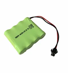 Акумулятор AA 4.8V 2300 mAh з конектором JST SM-2P для дитячих іграшок та роботів (18857) - мініатюра 2