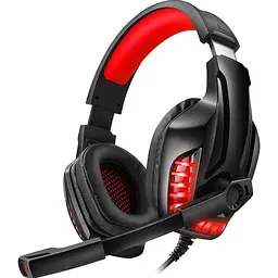 Ігрові навушники REAL-EL GDX-7650 Black/Red (EL124100043) [112560] - мініатюра 2