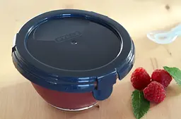 Контейнер скляний для зберігання Beaba Babycook Pyrex, 200 мл, синій (780500) - мініатюра 3