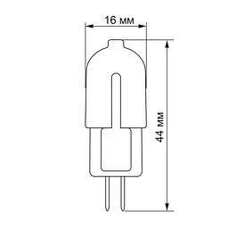 LED лампа VIDEX G4e 2W G4 4100K - мініатюра 3