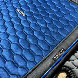 Накидка на задні сидіння Алькантара Palermo Premium Синій 1 шт - мініатюра 6
