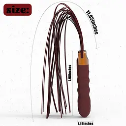Вібратор-флогер Virbating flogger SCALA 56-4012 100067 - мініатюра 2