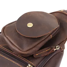 Чоловіча шкіряна сумка через плече Vintage 26х44х8,5 см sum0015591 - мініатюра 4
