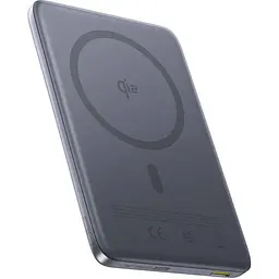 Зовнішній акумулятор Baseus PicoGo Ultra Slim Qi2 10000mAh 27W Gray (E0027200) [152274]