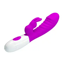 Вібратор Pretty Love Naughty Bunny, рожевий PRETTY LOVE BW-500071 103505 - мініатюра 2